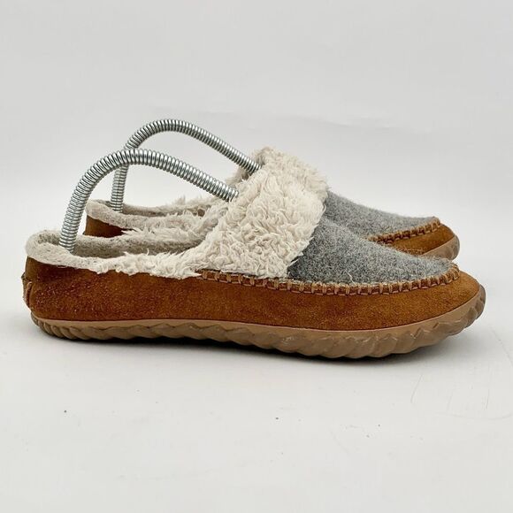 Sorel Shoes - Sorel Out N About Cozy Slippers Brown Gray Womans Size 9.5